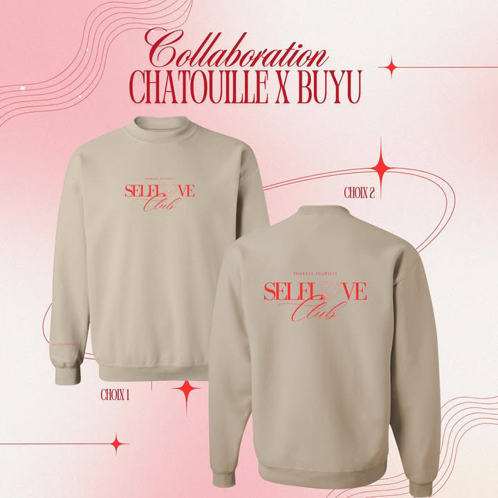 Crewneck SELFLOVE CLUB - en collaboration avec BUYU